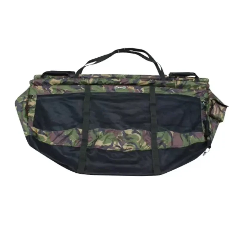 

Camouflage Design Buoyancy Weighing Mat Assist Gentle Fish Handling Guarantee Net