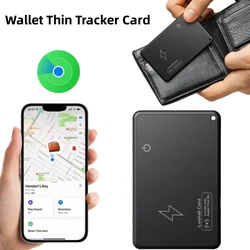 Nuova posizione di tracciamento della ricarica Wireless portafoglio Tracker Card localizzatore GPS impermeabile funziona con Apple trova la mia App Bluetooth Tracker