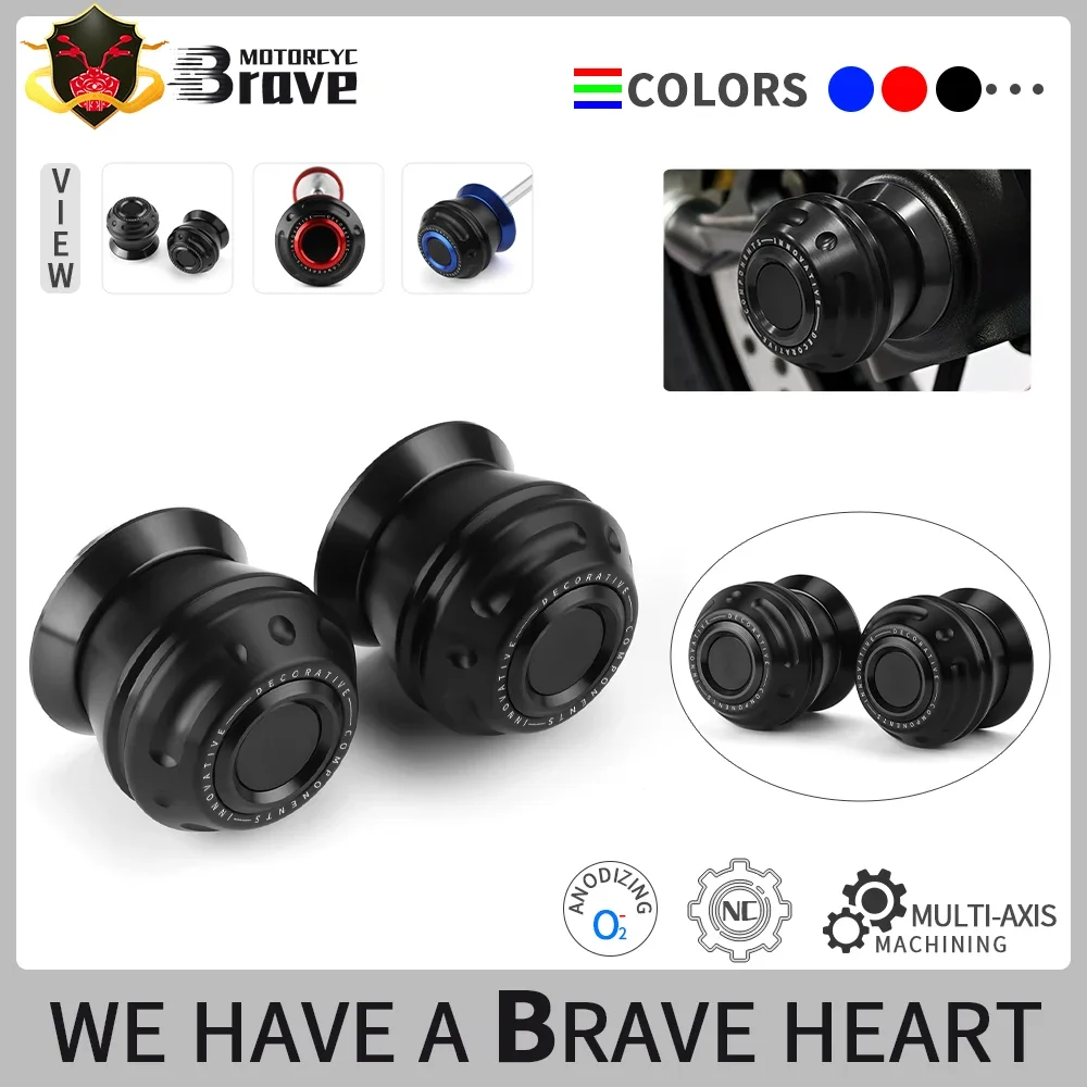 

Motorcycle Front Wheel Protector Axle Fork Crash Slider Accessories For BMW M1000R M1000RR M1000XR M1000 R/RR/XR M 1000 R