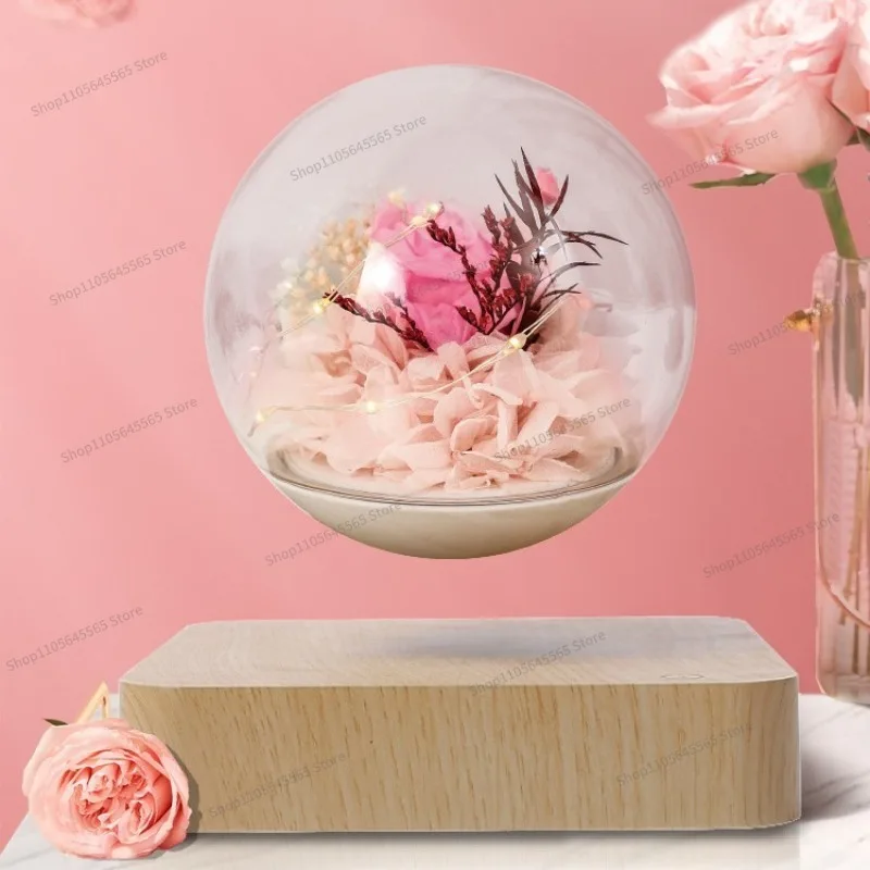 For  Maglev Eternal Flower Living Room Desktop Decoration Home Furnishings