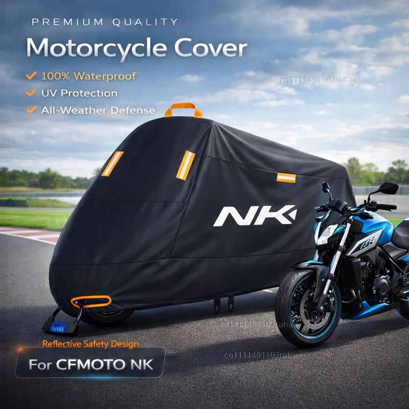 

Чехол для мотоцикла CFMOTO 450NK 675, водонепроницаемый, утолщенный, из полиэстера, с защитой от УФ-излучения, для улицы, от дождя, пыли и солнца, чехол для скутера