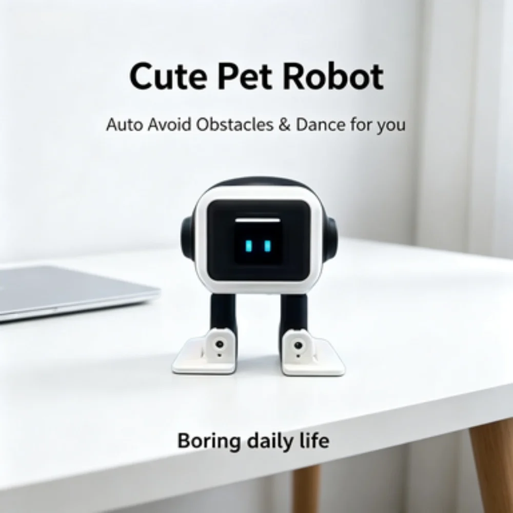 

AI Desktop Robot, Voice Dialogue, Remote Monitoring, Smart Camera, Artificial Intelligence Kids Companion Robot