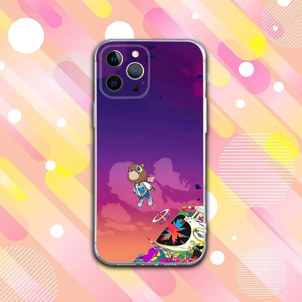 حافظة هاتف K-Kanye Rapper West Bully لهاتف iPhone 17,16,15,14,13,12,11 Pro,Max,Plus,X,XS,XR,SE4,E غطاء ناعم شفاف صغير