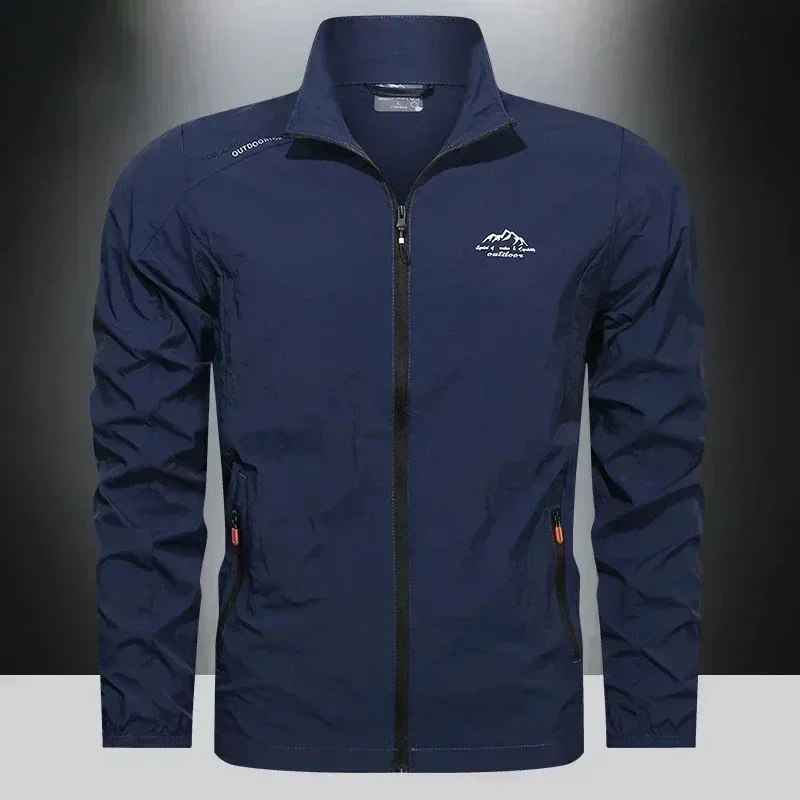 Uv Sun Protection Skin Coats Men Summer Windbreaker Zip Pockets Breathable Ultra-light Clothes Outdoor Thin Camp Jackets