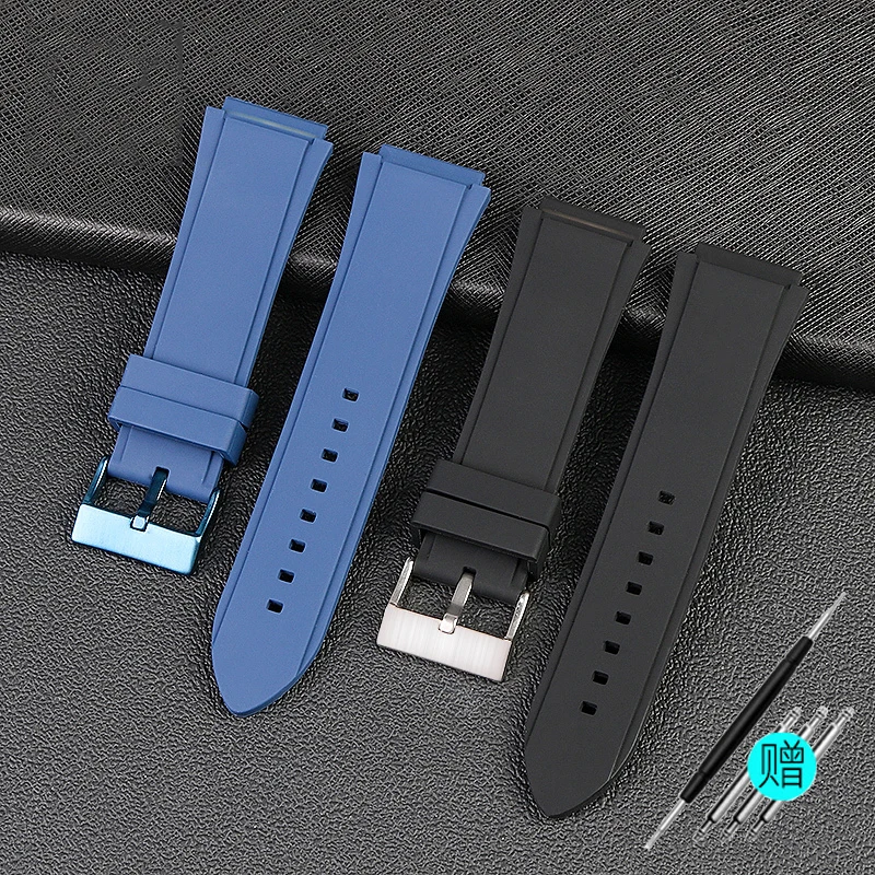 For guess W0247G3 W0040G3 W0040G7 Rubber watchband blue black 22mm Silicone Rubber braceletbrand sport watch strap
