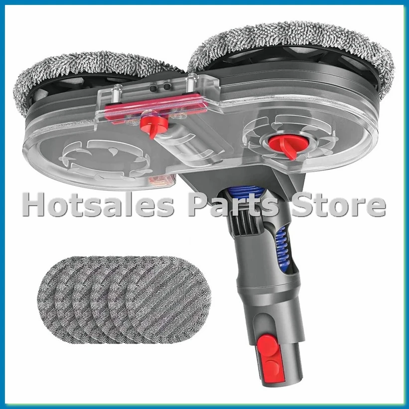 

Электрическая насадка для швабры для тонкого пылесоса V12 Detect, насадка для швабры с 6 накладками для швабры и съемным резервуаром для воды-A49I