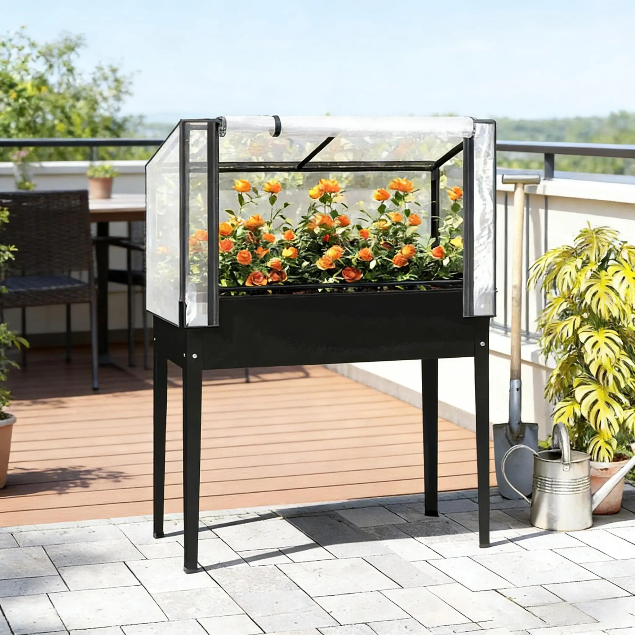 Spacious Raised Garden Bed,Flower Boxs,Elevated Plant Boxs