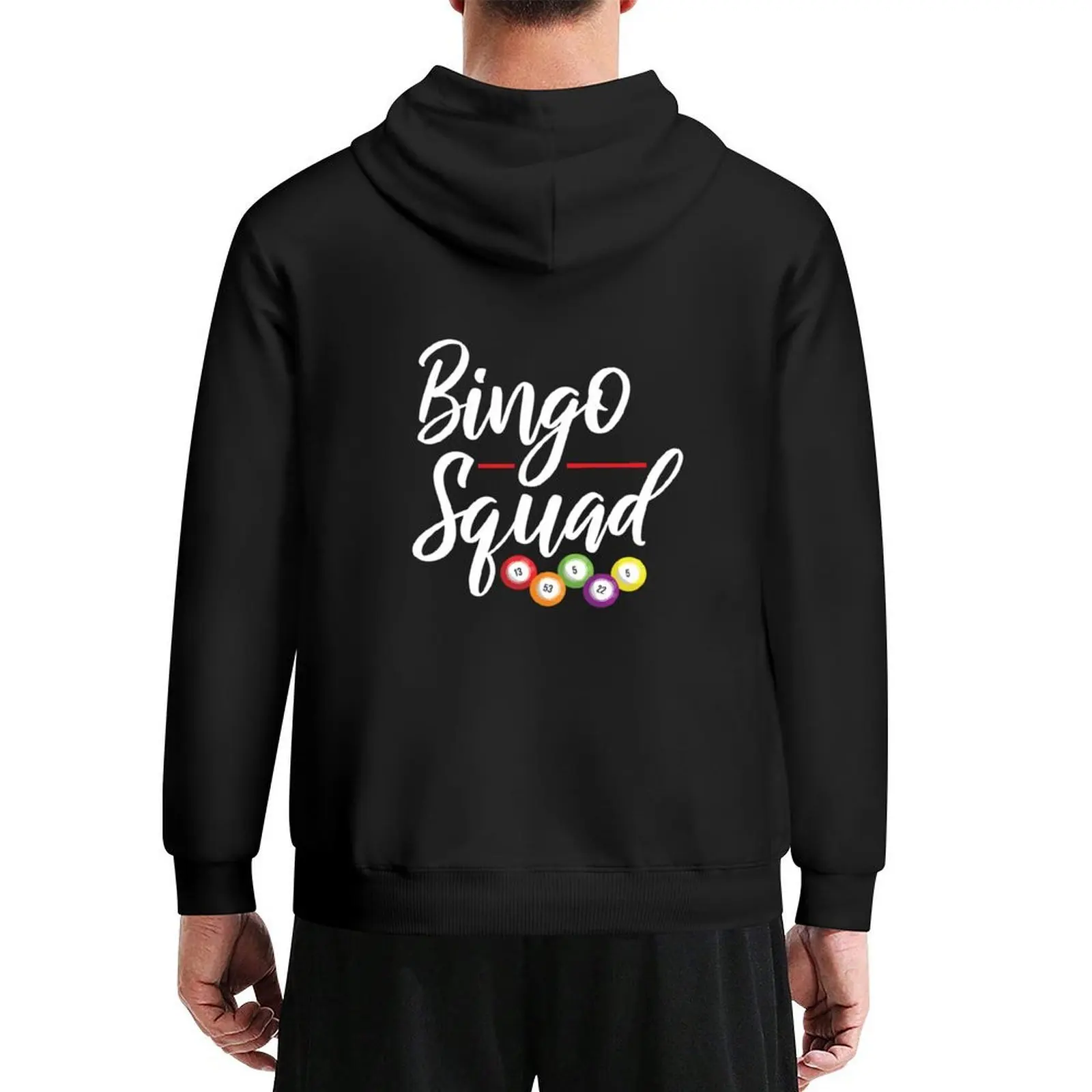

Funny Bingo Squad Hoodie men's autumn clothes korean clothes aesthetic clothing winter clothes hoodie graphic