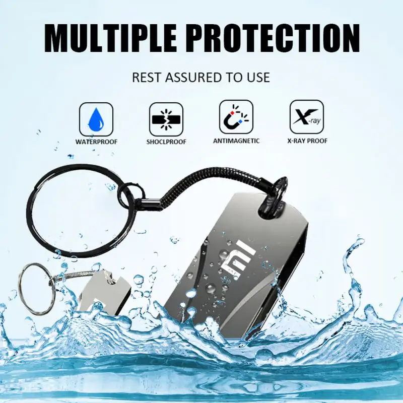 Xiaomi 16TB USB 3.1 Flash Drive 2TB Metal High Speed Transfer Pendrive 8TB Portable Usb Drive Waterproof Memoria Usb Flash Disk