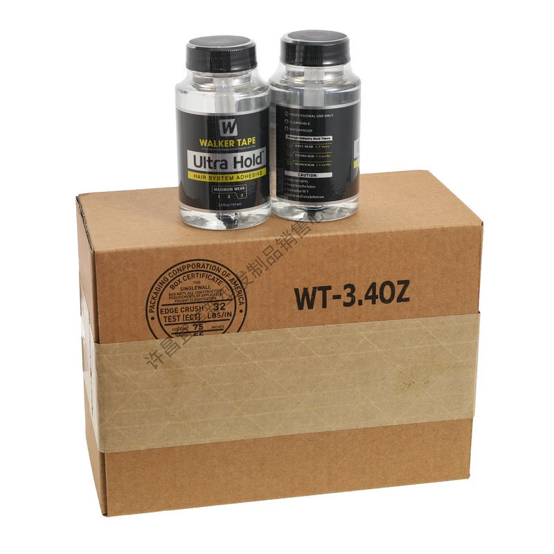 Walker Tape Ultra Hold Hair System Adhesive Maximum Wear 3 3.4 fl oz 101 ml Lace Wigs & Toupees