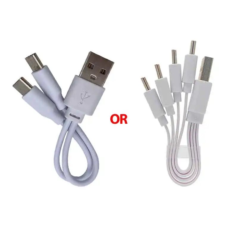 ความจุสูง 1.5V AA 2600 mWh แบตเตอรี่ลิเธียมไอออนแบบชาร์จไฟได้ USB สําหรับรีโมทคอนโทรลเมาส์พัดลมขนาดเล็กไฟฟ้าของเล่นแบตเตอรี่ + สาย