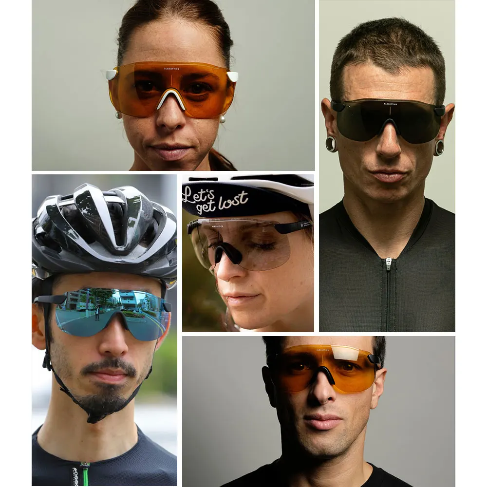 Polarized ALBA Cycling Glass Eyewear Men Women Sports Goggles Road Mtb Mountain Bike bicycle Photochromic Sunglasses gafas