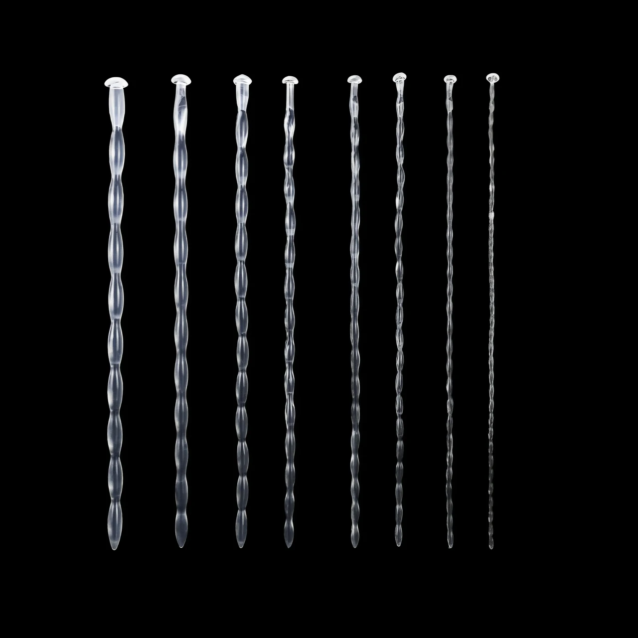 8 Pieces/Lot Soft Urethral Dilator Horse Eye Stick TPE Penis Rod Male Masturbation Blockage Stimulator Catheter Sex Toys for Men