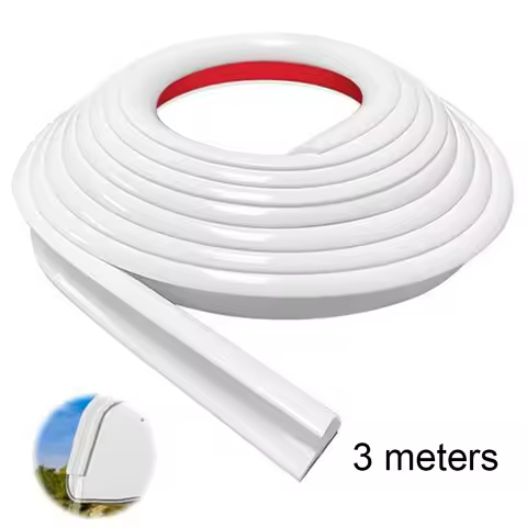 3Meter Sealing Strip RV Rain Gutter Caravan Car Camper For Vans Cars RVs Gutter Rain Guard Drip Stop Rv Camper Accessories