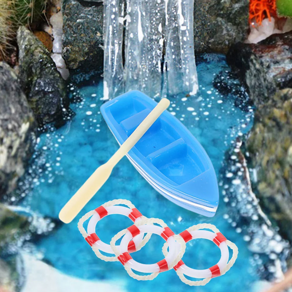 Mini Life Buoy Simulated Swim Ring Swimming Photo Props House Decoration Miniature Rings