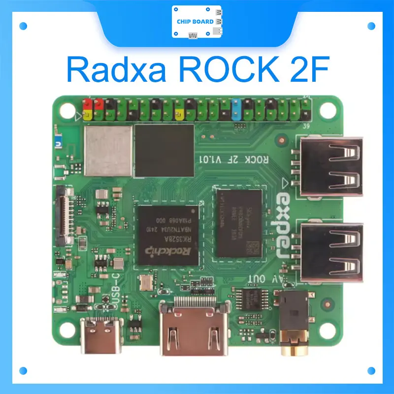 

Radxa ROCK 2F включает четырехъядерный процессор RK3528A с поддержкой графического процессора и возможностью видеовыхода 4K HDMI.