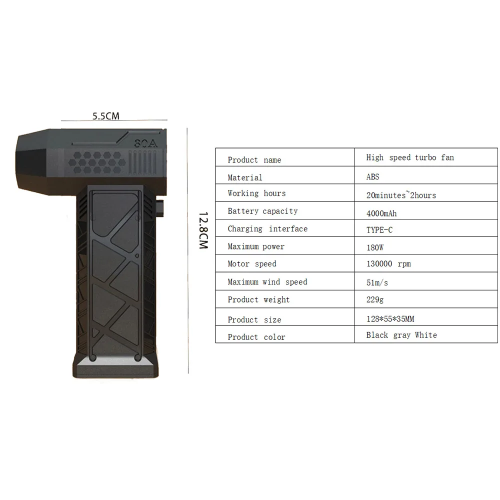 JANGKLIFE-espolador de aire comprimido portátil, soplador y aspiradora inalámbricos multifunción para limpieza de teclado y ordenador, 4000mAh
