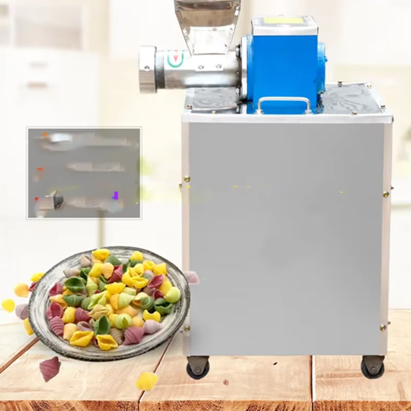 

Best Price High Efficiency Stainless Steel Automatic 220V Pasta Manufacturing Machine Spaghetti Macaroni Extruder Maker New