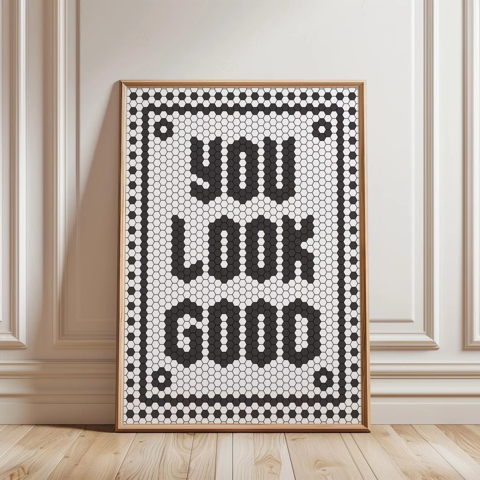 You Look Good Print, You Look Good Poster Wall Art, Arte con cita hexagonal, Letra de azulejo de bistró hexagonal, Tipografía de azulejos, Digital Down
