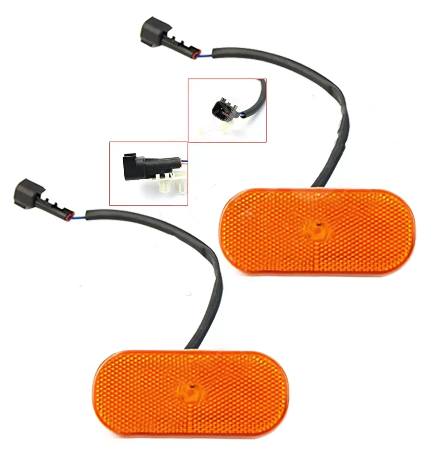 1pcs Car Side Lamps For Ford Transit MK8 Car Side Lamps Turn Assist Lamps Outdoor Driving Safety Lighting Fixtures