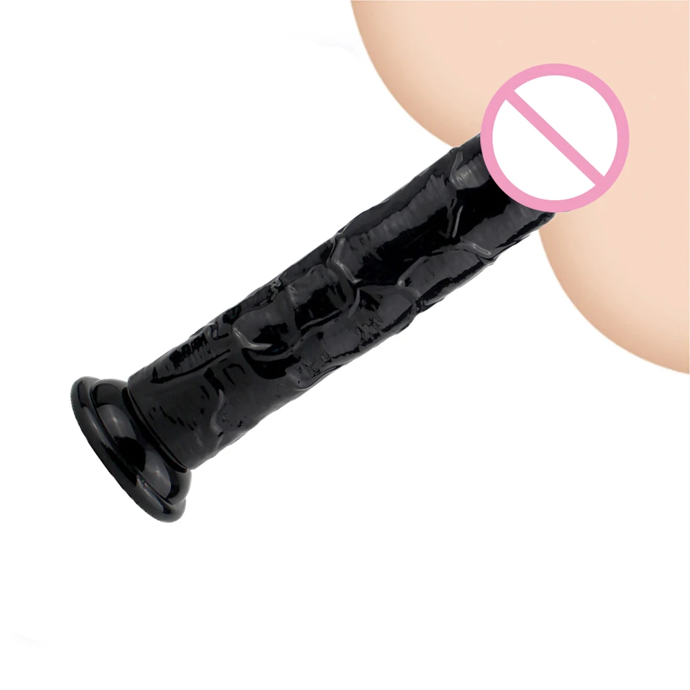 

3 * 16cm Eggless Simulation Dildo Realistic Suction Cups Male and Female with Masturbation Adult Sexy Toys Penis Soft Stretchy