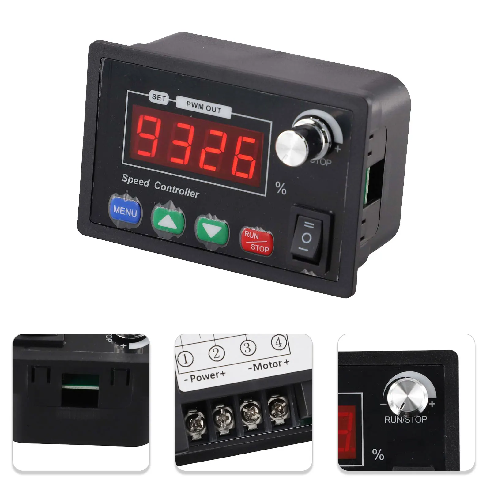 for pwm DC Motor Controller, 30A for pwm Adjustable Stepless RegulatorMotor Forward And Reverse Switch Start/stop Switch