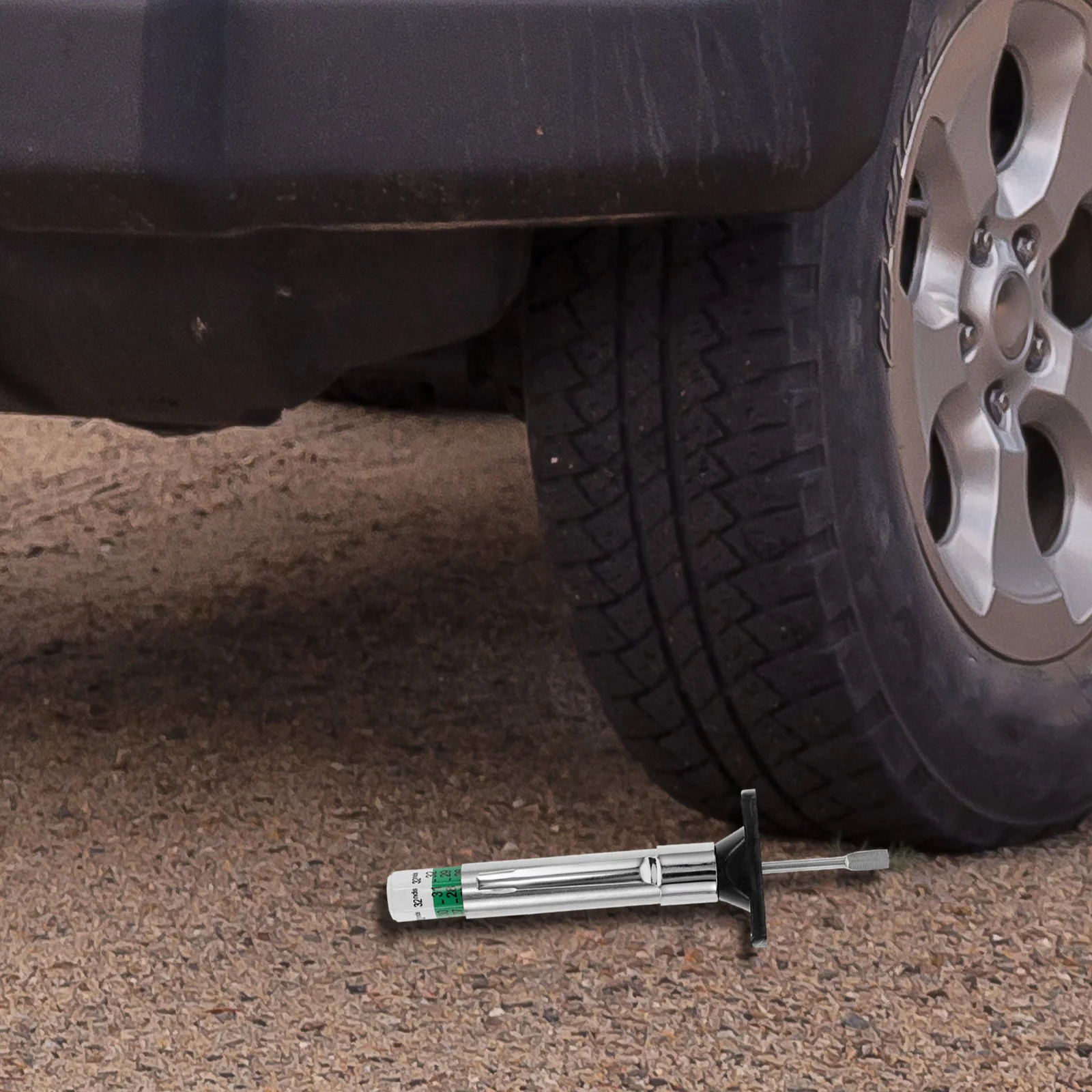 10Pcs Tire Tread Depth Meter Heavy Duty Gauge Tool for Vehicle Maintenance Coded Tread Ruler Included