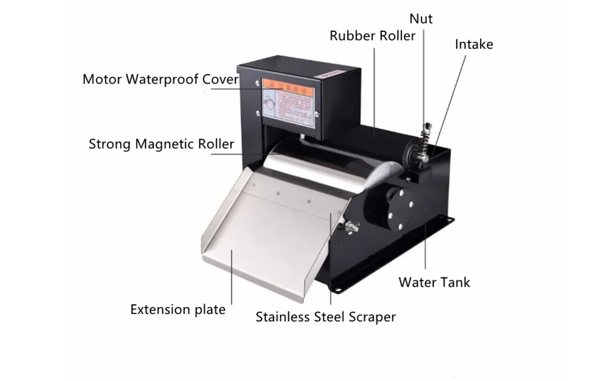 Easy to Operate 25L50L75L150L Magnetic Separator Factory CE Certified Quality Assurance