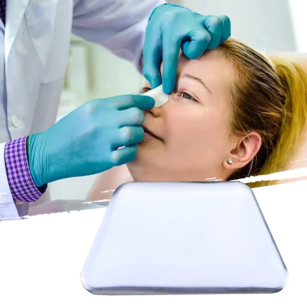 1Pc 台形鼻副木鼻ジョブ医療鼻整形副木オルト固定鼻骨折治療副木粘着テープ