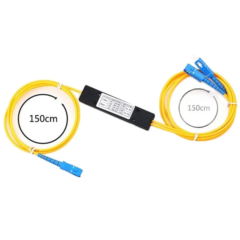 Ftth sc upc مقرنة ألياف بصرية ، 1x2 ، 1x4 ، 1x8 ، plc ، وضع فردي