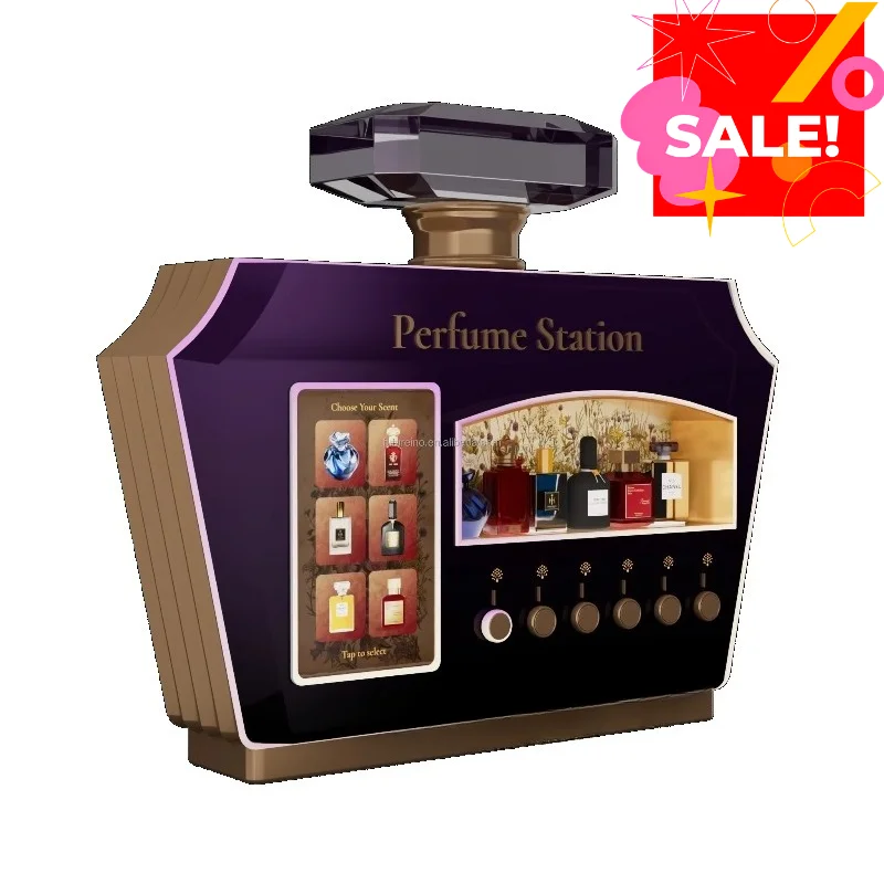 Perfume Fragrance Sale - スマート香水自動販売機 高級フレグランスステーション カスタム香料ディスペンサー タッチスクリーン搭載 リテールモール ビューティーストア
