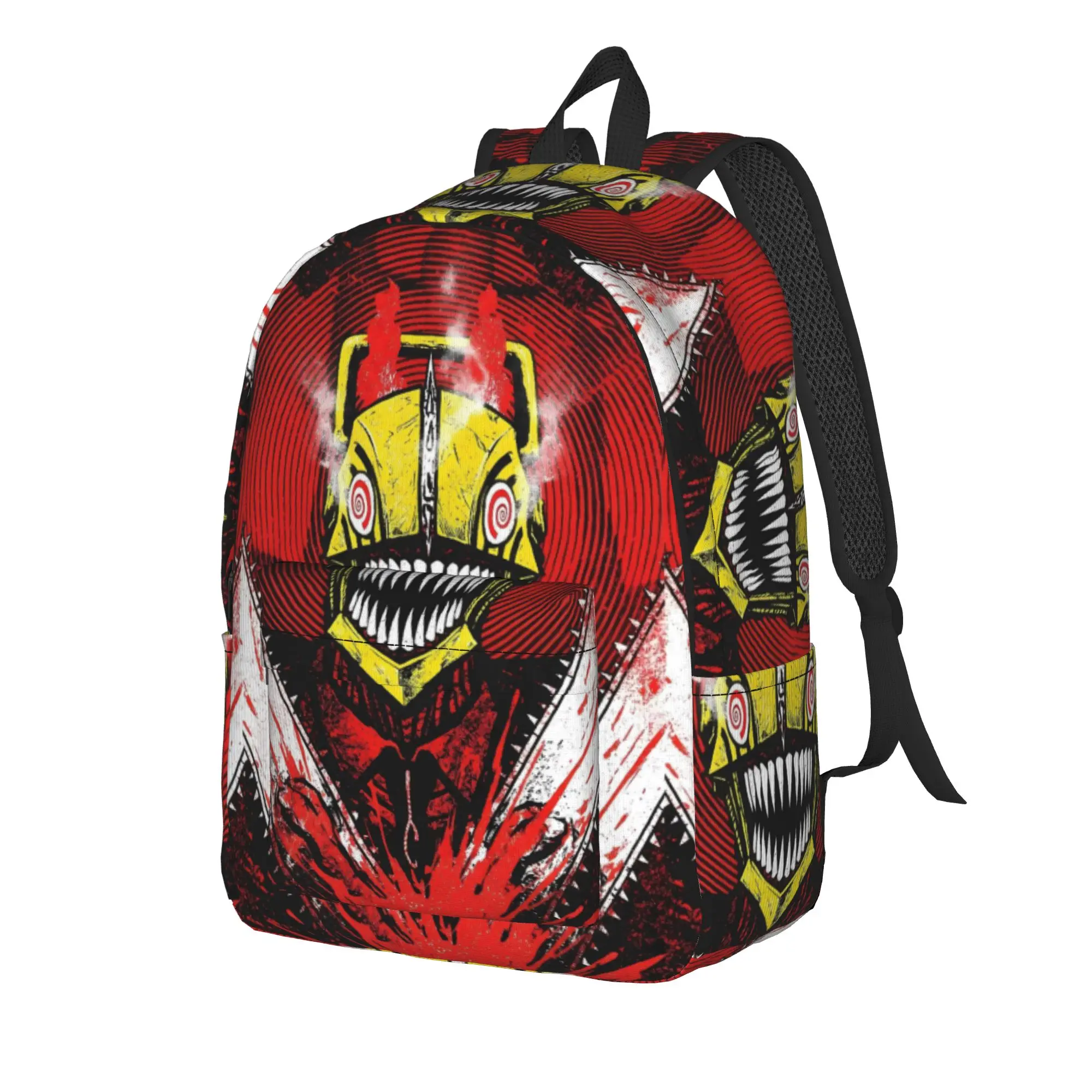 Denji brutal anime Backpack Chainsaws Mans Travel Backpacks Men Kawaii School Bags Colorful Large Rucksack