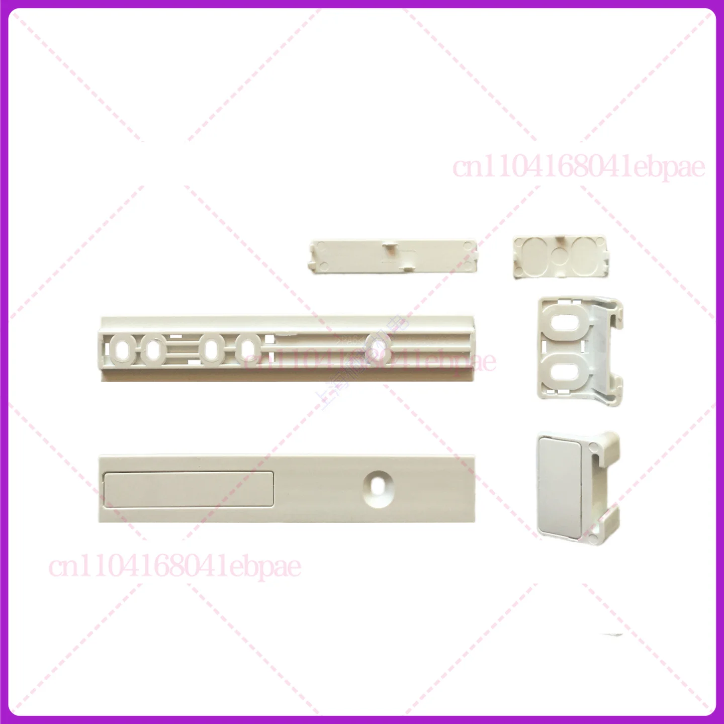 1 Satz für Electrolux/Siemens/eingebaute Kühlschranktür-Schiebeschiene, Montagesatz für Kühlschranktüren