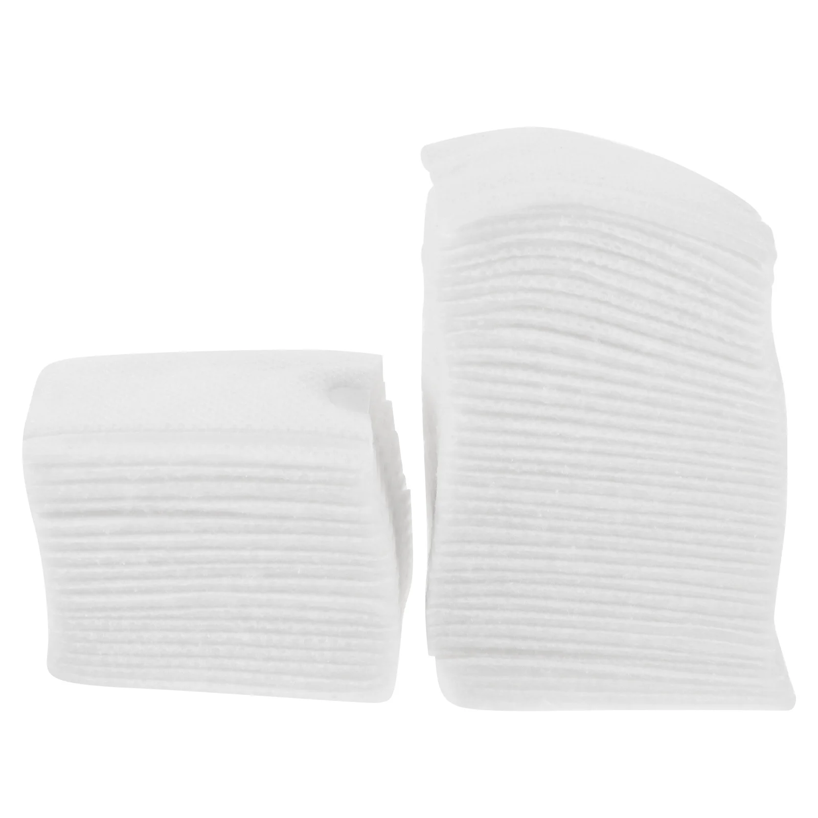 100 個厚みのあるコットンパッドソフト優しいフェイシャルスキン化粧水セーバーメイク落としポータブルトラベルコットンパッドフェイスクッション