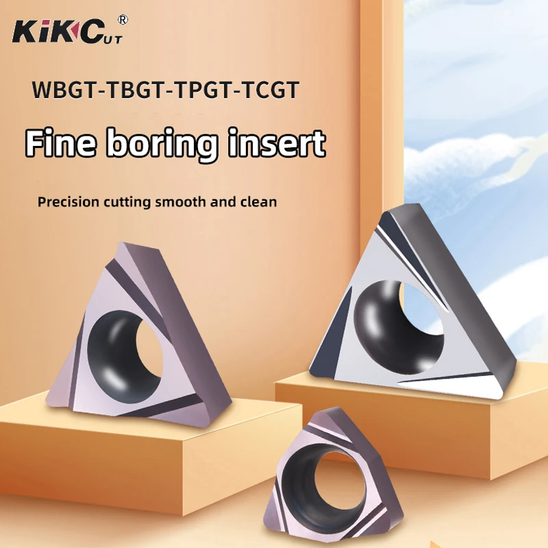 

Fine Boring Turning Insert WBGT060102 TBGT060102 TBGT060104 TPGT080204 CNC Carbide Insert for Internal Hole Boring Tool