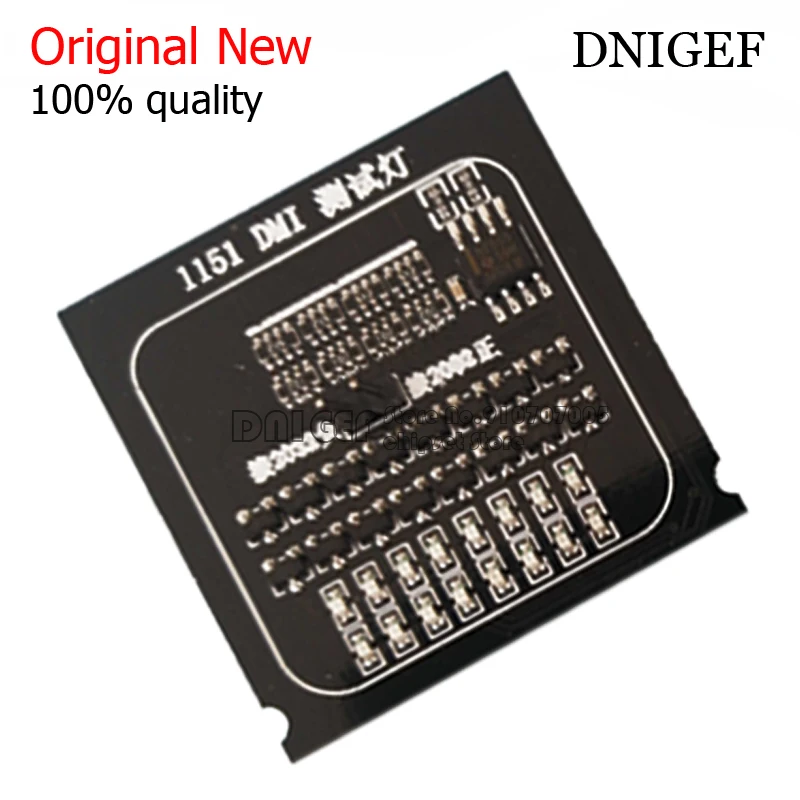 Original New LGA1150 1151 1155 1156 CPU Socket Tester Dummy Load Fake Load with LED Indicator DNIGEF