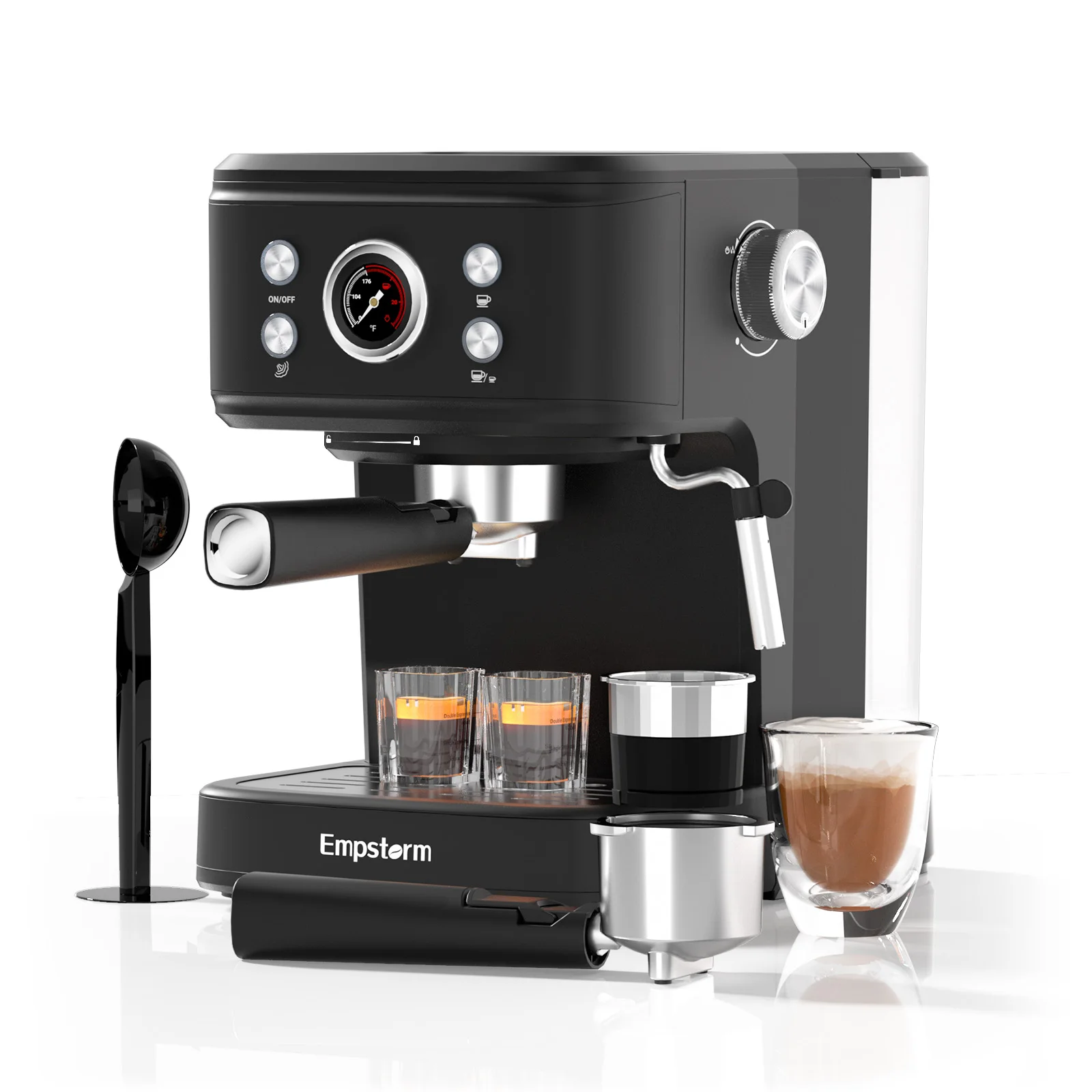 

For Empstorm 220V Italian Professional Espresso Maker Home Office Portable Coffee Machine Semi-Automatic Capsule Hotel Household