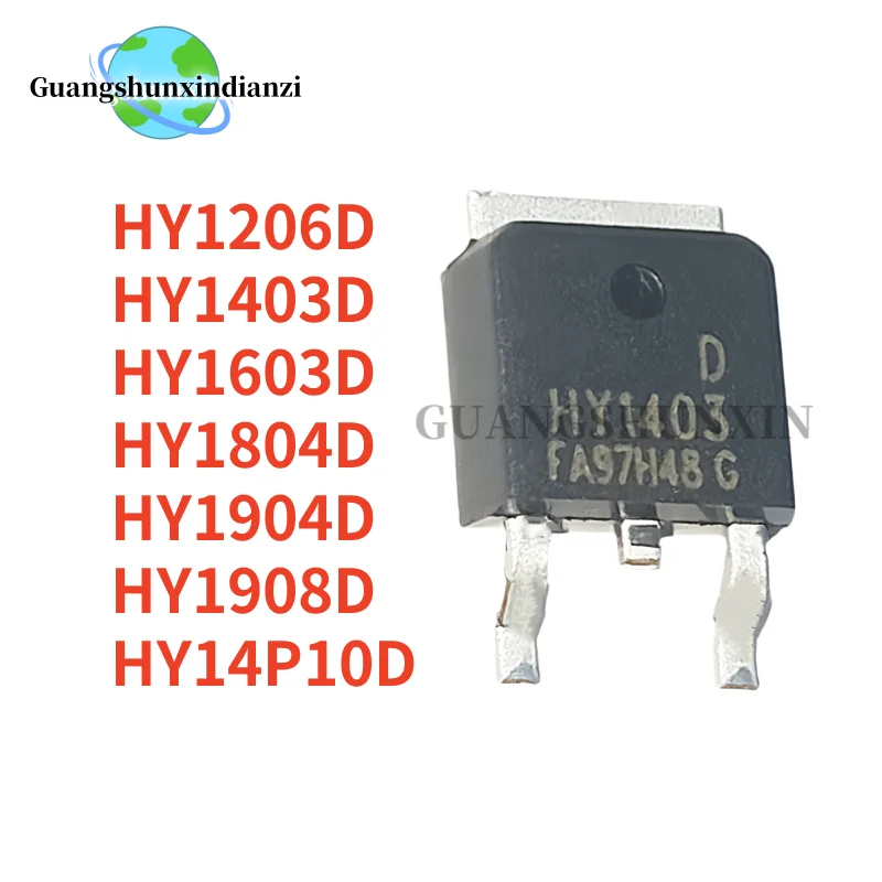 10PCS NEW HY1206D HY1206 HY1403D HY1403 HY14P10D HY14P10 HY1603D HY1603 HY1804D HY1804 HY1904D HY1904 HY1908D HY1908 TO-252