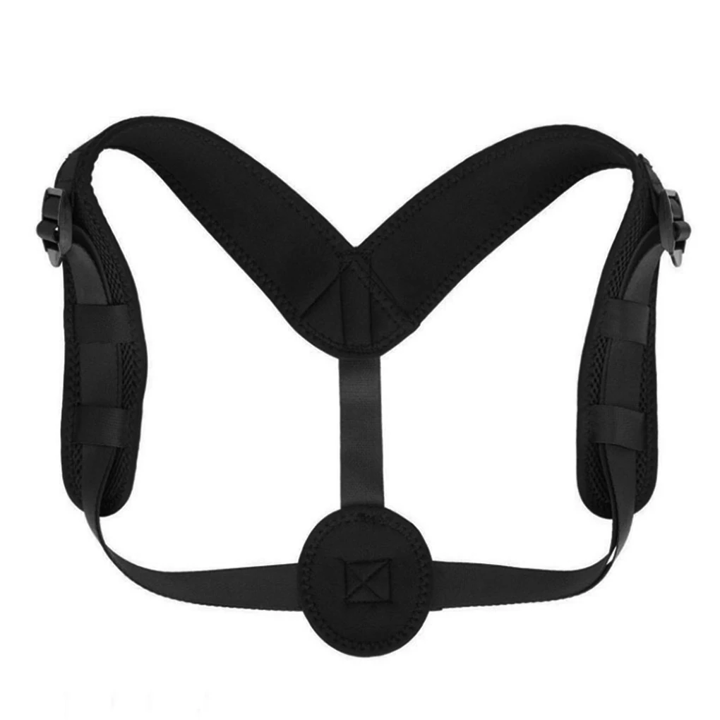 

Эластичный корректор осанки для плеч, регулируемый поддерживающий бандаж для позвоночника