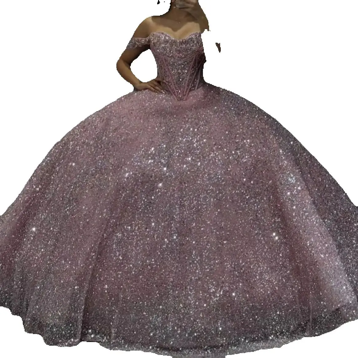 

Роскошное бальное платье принцессы 15, платья Quinceañera, блестящие аппликации из бисера, милое платье для дня рождения, платье для девочек по индивидуальному заказу