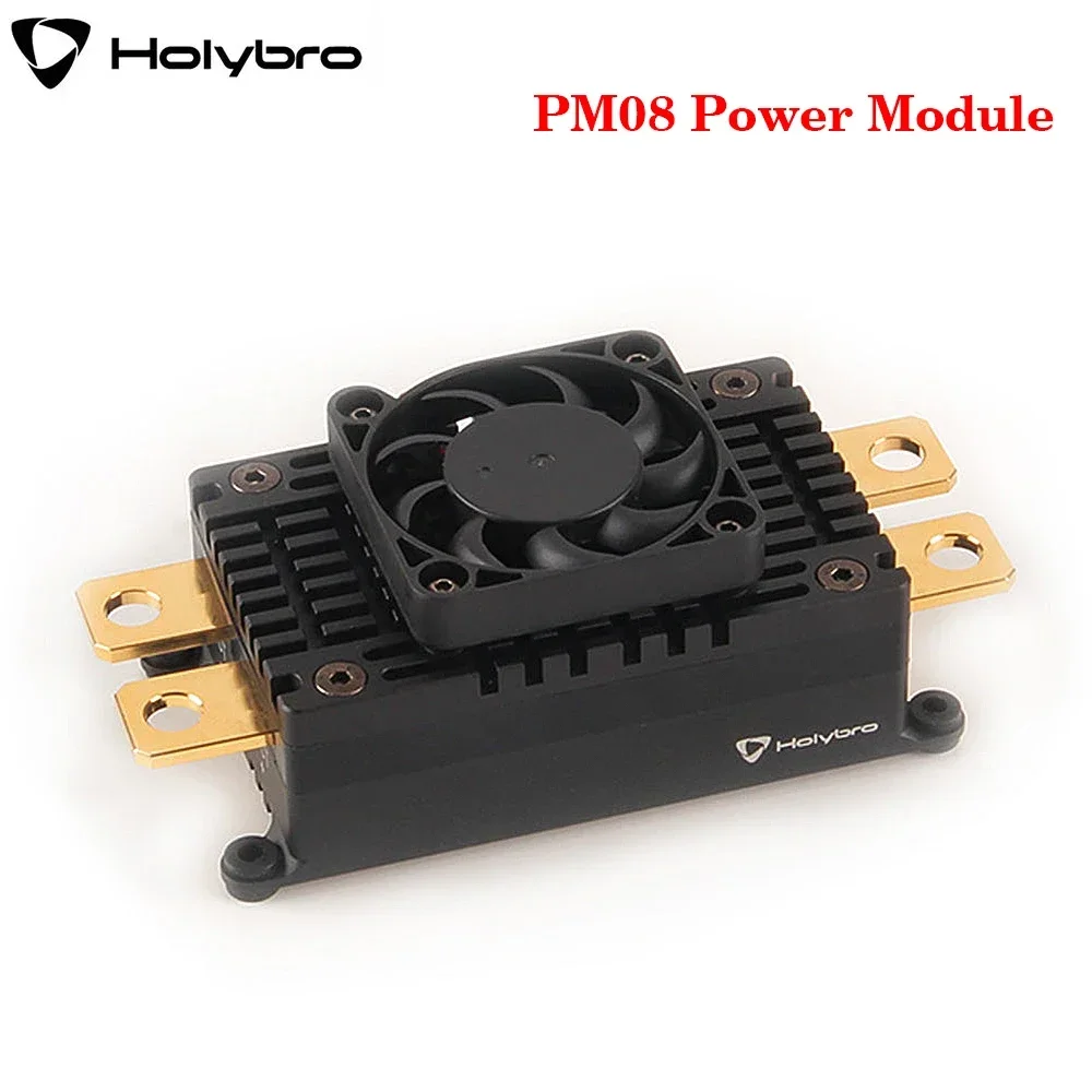 

Holybro PM08 Power Module 2-14S 200A Build-in Aluminum Case Fan Applied To Pixhawk 6C / Pixhawk 5X/6X Flight Controller