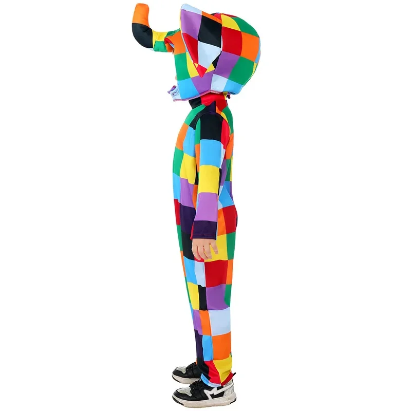 أزياء الفيل للأطفال لطيف الأطفال الحيوان تأثيري مدرسة كرنفال حفلة الزي عيد الفصح بوريم لعب الأدوار دعوى للفتيات الفتيان ho3