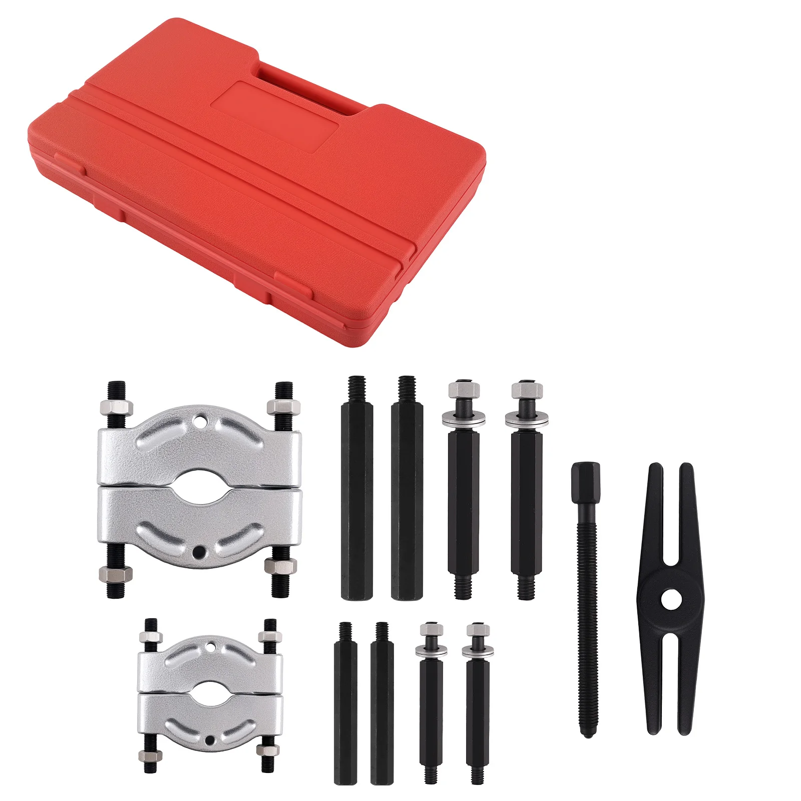 12pc Bearing Puller Set for Auto Inner Ring Removal 30-75mm Workshop Tool Kit