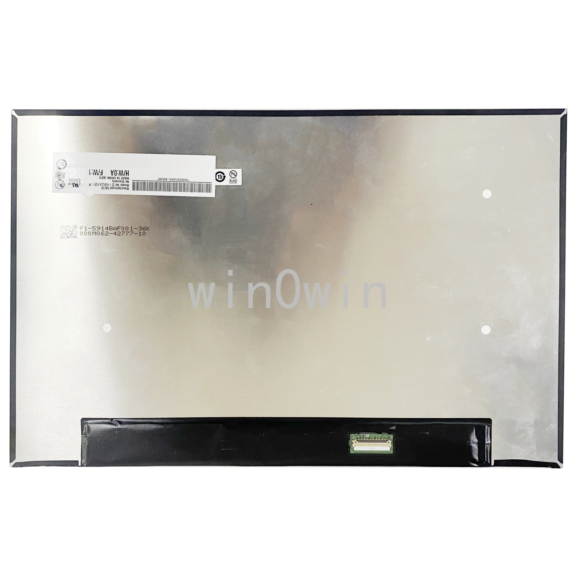 B140QAX01.H 14 inch QHD 2560x1600 EDP 40pins Laptop Display LCD Screen In-Cell Touch Slim IPS Panel