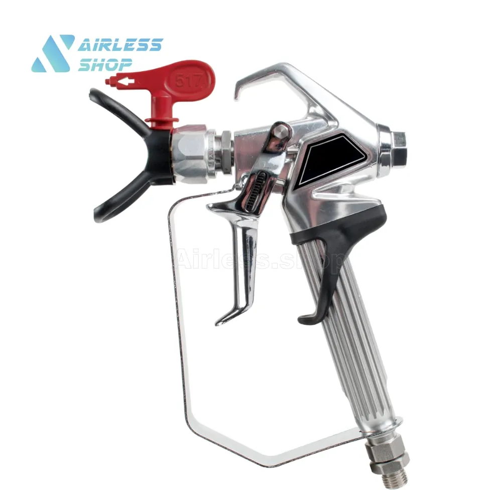 

ASG-29 airless spray gun, available with 2-finger or 4-finger trigger, with nozzle guard and nozzle, built-in airless gun filter