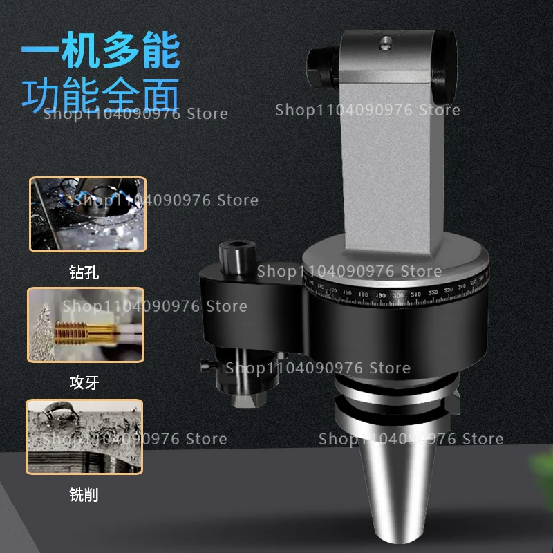 

BT40 BT50 90 Degree Side Milling Head Deep Hole Extended Mini Right Angle Head for Internal Cavity Machining