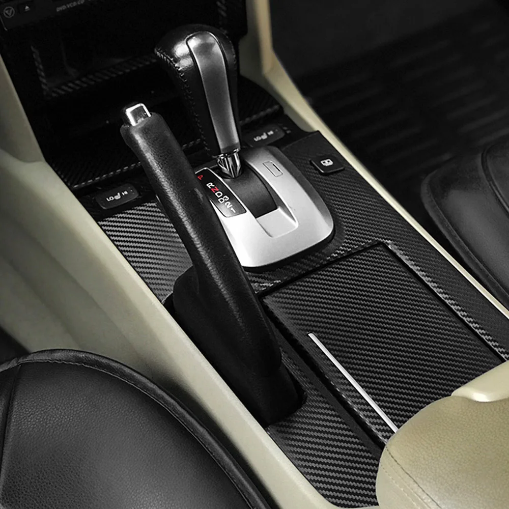 Carbon Fiber Interior car Sticker For Honda Accord 2008-2013 Central Console Gear Shift Panel Door Handle Cover Trim