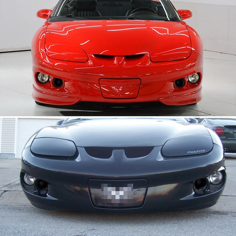 2PCS Clear / Smoked Lens Car Front Bumper Turn Signal Light Cover Housings Kit For Pontiac Firebird 1998-2002 No Bulb / Socket