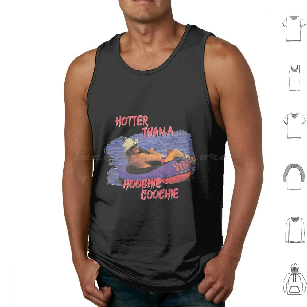 Hotter Than A Hoochie Coochie Tshirt 4th Of July Tee Humorous Tshirt Alan Jackson Tshirt Tank Tops Vest Sleeveless