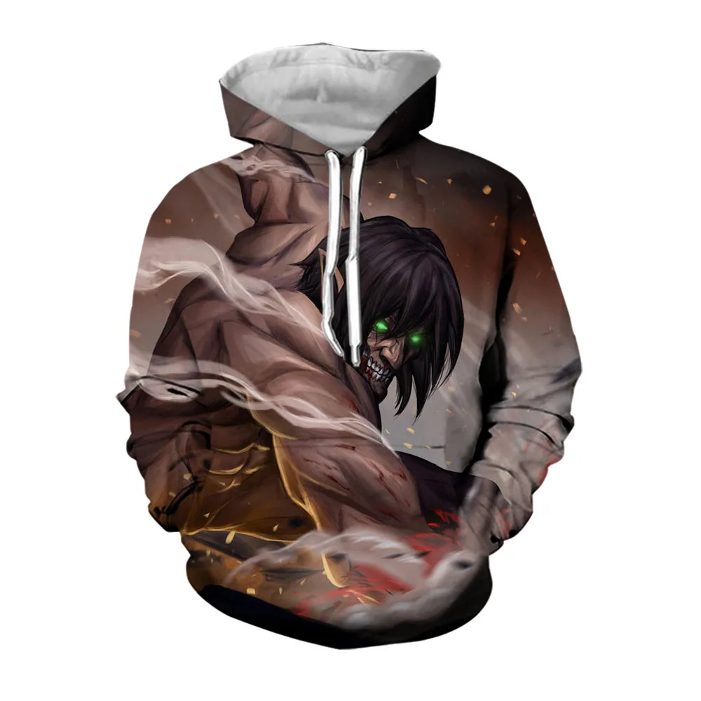 

Jumeast Blood Adventure Anime Hoodies For Men Hooded Sweatshirts Attack On Titan Oversized Hoodie Mens Fashion Streetwear Tops